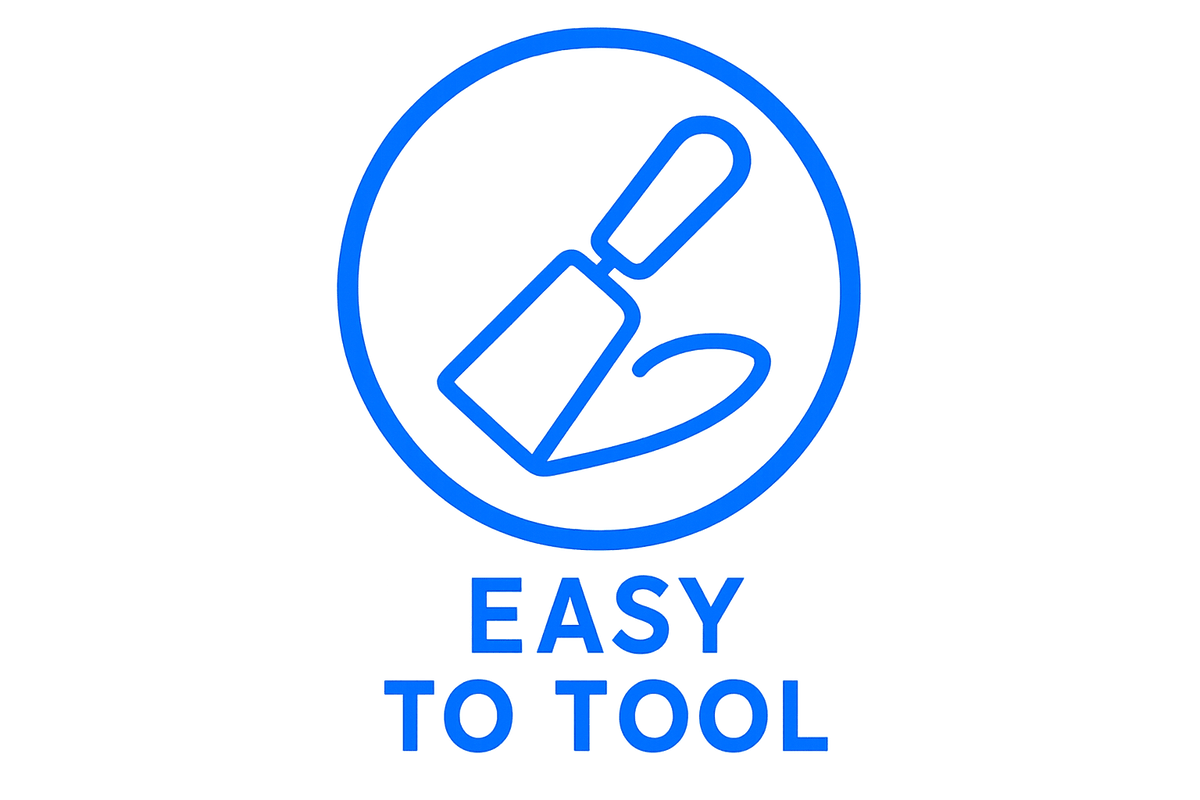 Easy to apply and tool icon